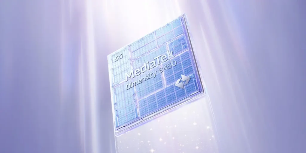 Dimensity 8450 in Oppo Reno 15 5G: Gaming Performance Oppo Reno 15 5G MediaTek Dimensity 8450 processor with octa-core up to 3.25GHz and Mali-G720 GPU